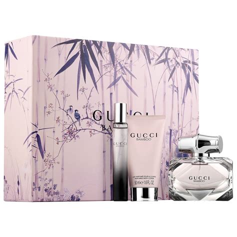 75ml gucci bamboo gift set|gucci bamboo perfume travel collection.